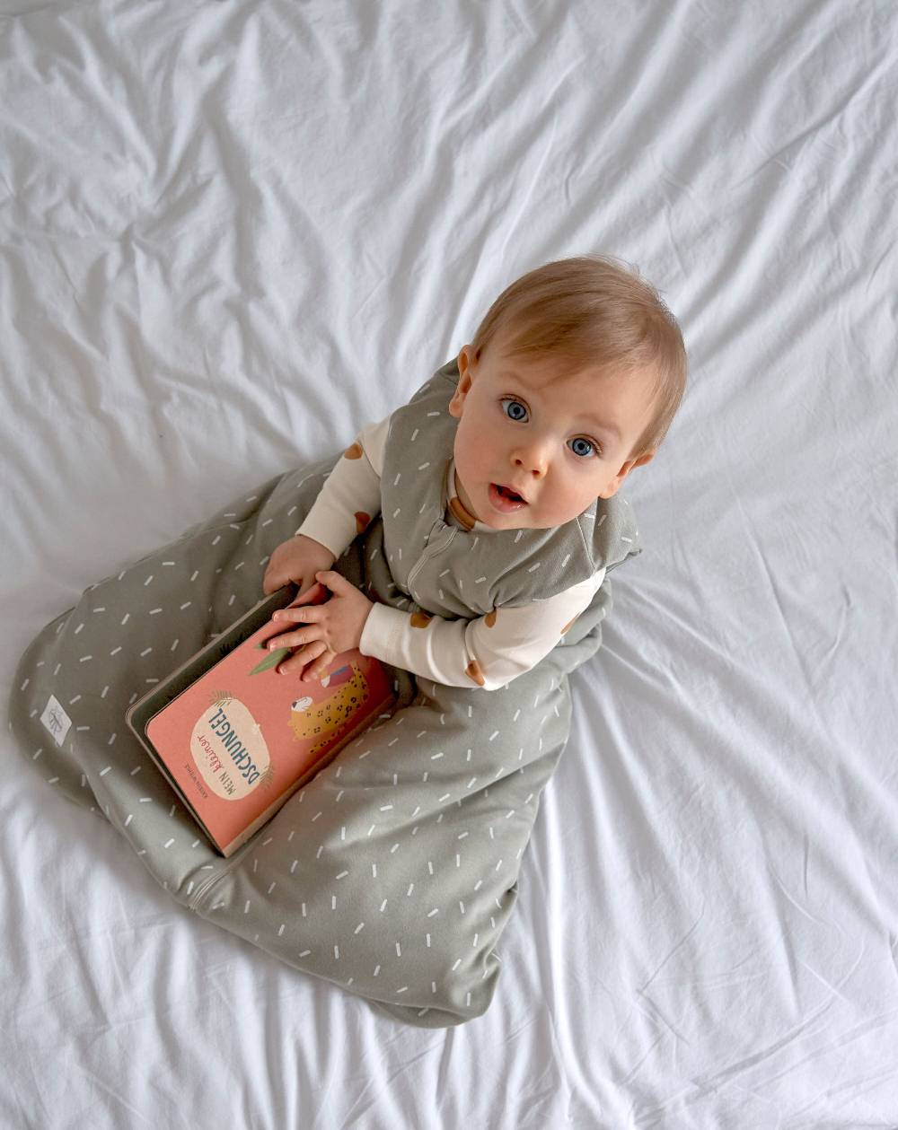 Lässig Babyschlafsack 2,5 TOG - Speckles, Grün 2025