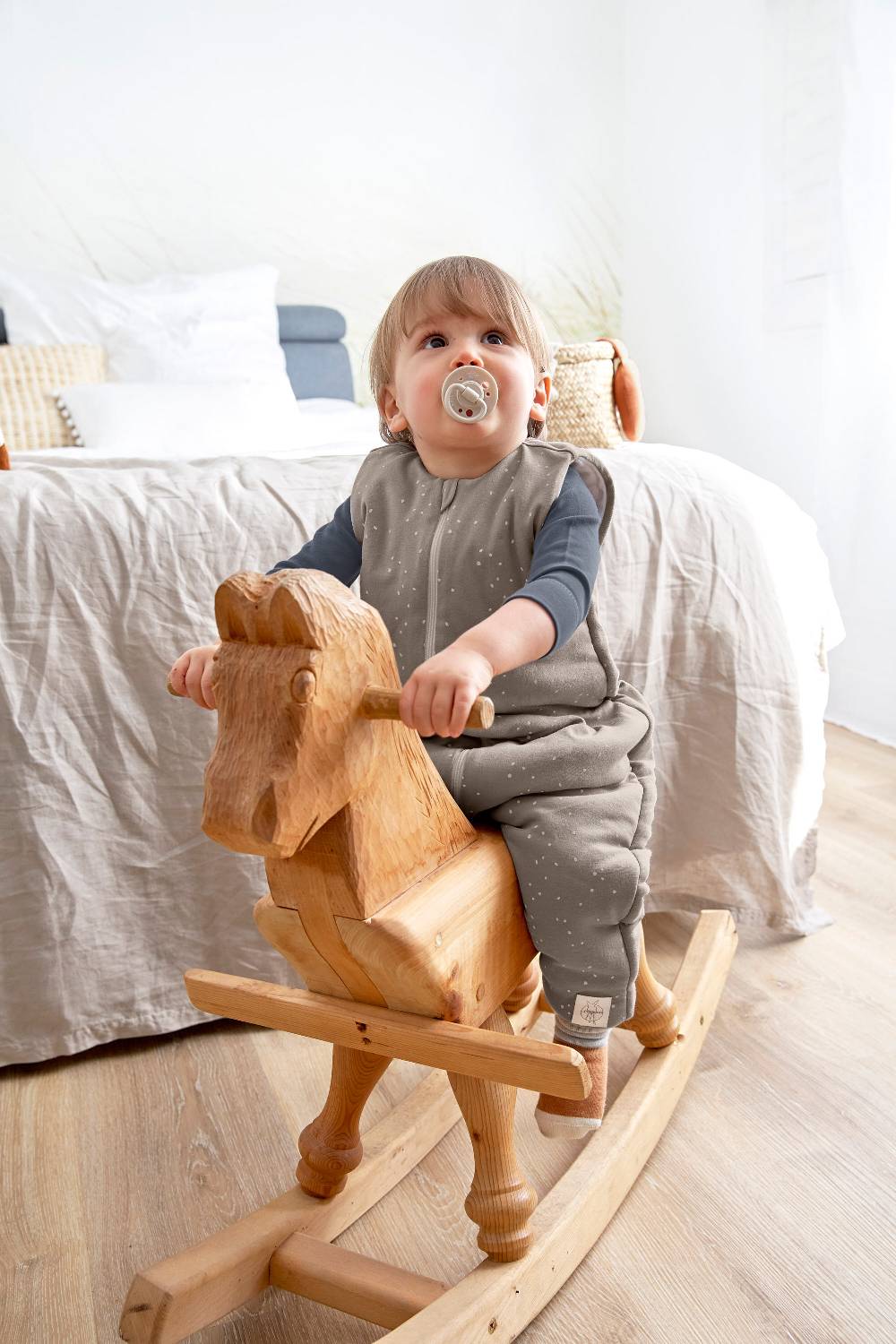 Lässig Kinder Schlafoverall 2,5 TOG, Sprinkle, Taupe Online