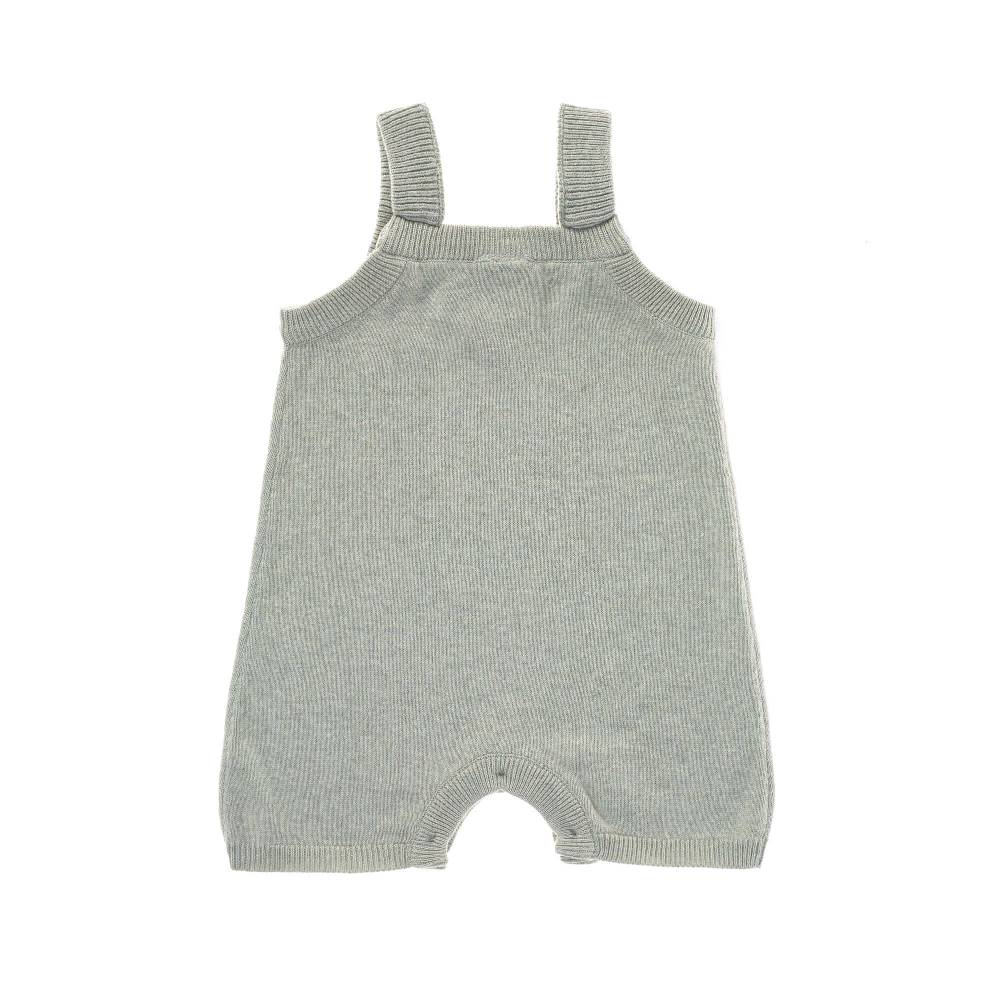 Lässig Baby Strampler - gestrickter Jumpsuit, Salbei Fabrikverkauf