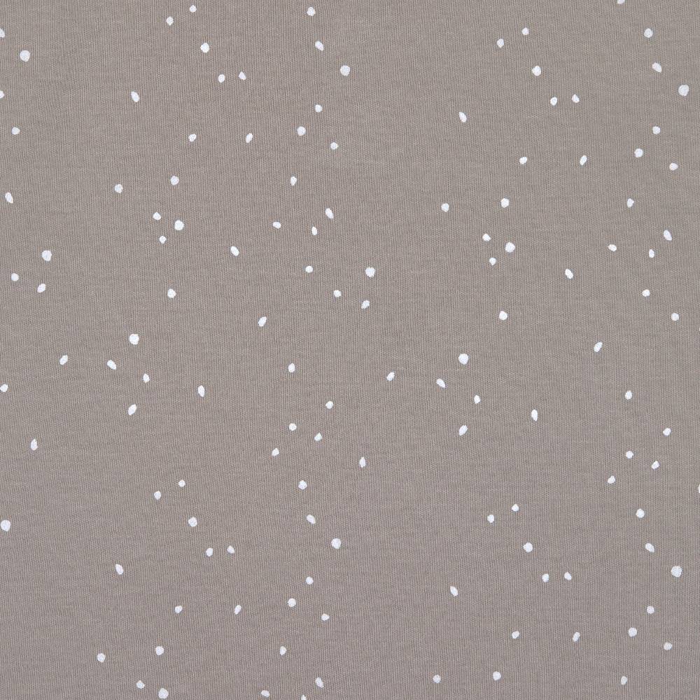 Lässig Baby Wickelbody kurzarm - Bio Baumwolle, Punkte, Taupe Günstig kaufen