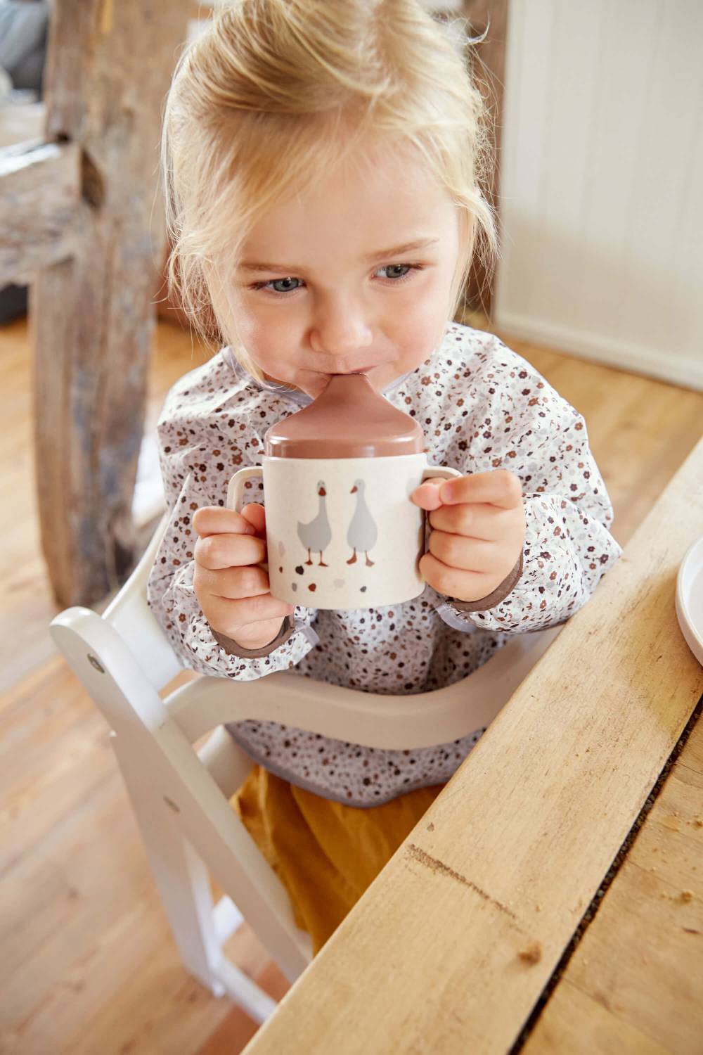 Lässig Ärmellätzchen (2 Stk) - Long Sleeve Bib, Tiny Farmer Gans Flash Sale