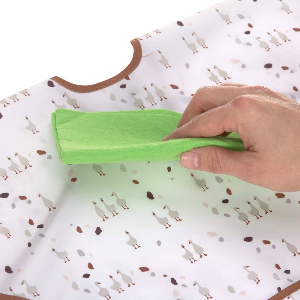 Lässig Ärmellätzchen (2 Stk) - Long Sleeve Bib, Tiny Farmer Gans Flash Sale