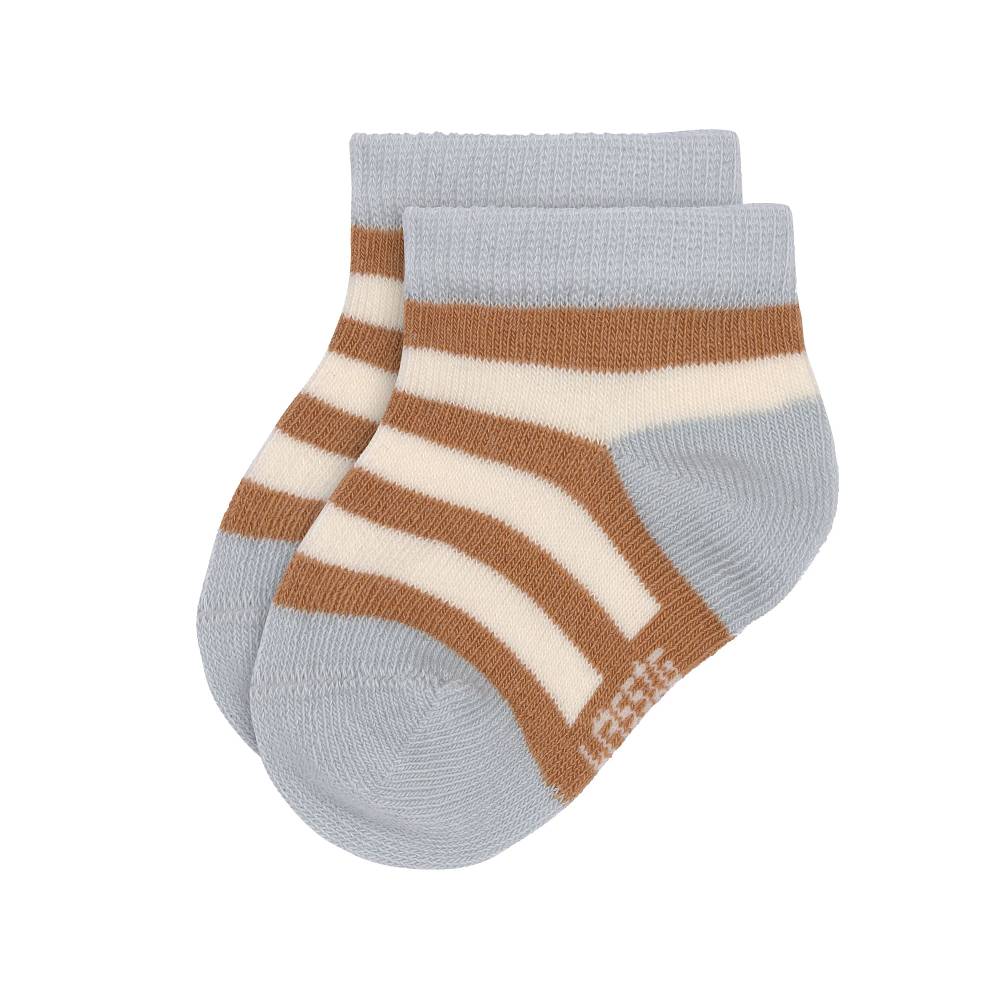 Lässig Kinder Sneaker Socken (3er-Set), Hellblau Karamell Online Shopping