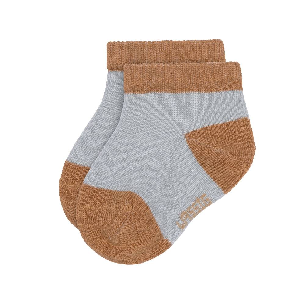 Lässig Kinder Sneaker Socken (3er-Set), Hellblau Karamell Online Shopping