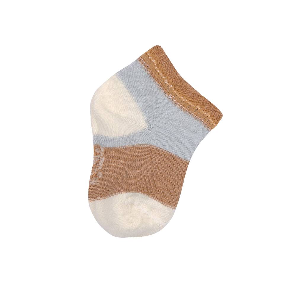 Lässig Kinder Sneaker Socken (3er-Set), Hellblau Karamell Online Shopping