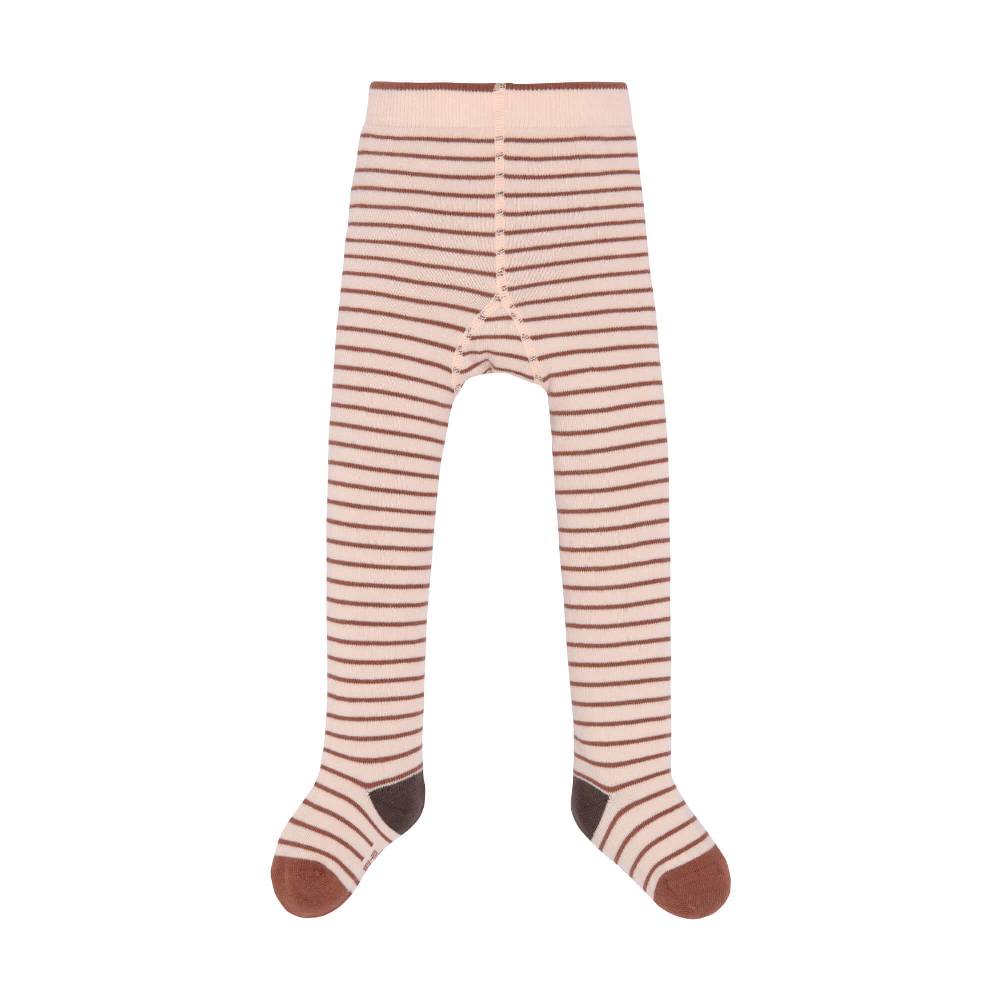 Lässig Strumpfhose - Tights GOTS, Tiny Farmer, Striped Orange Beige Weihnachtsangebot