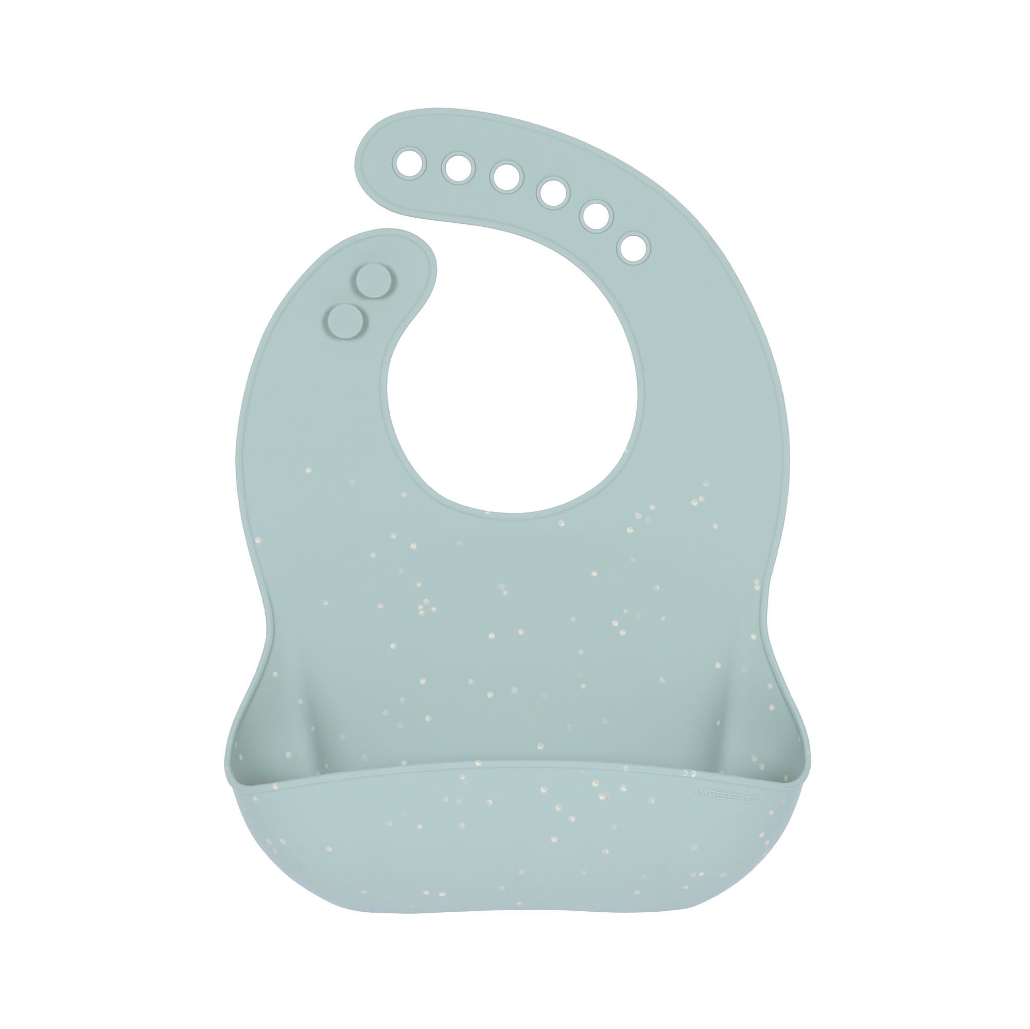 Lässig Silikon Lätzchen (2 Stk), Blau Beige Jubiläumsangebot