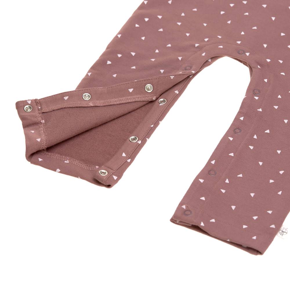 Lässig Strampler, Baby Overall - Bio Baumwolle, Triangle Cinnamon VIP-Rabatte