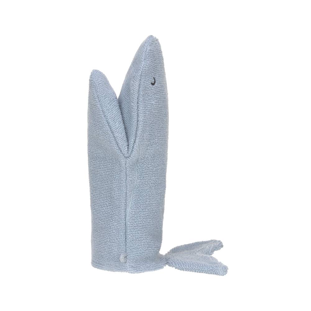 Lässig Spiel-Waschhandschuh GOTS, Wal Blau Kostenlose Rückgabe