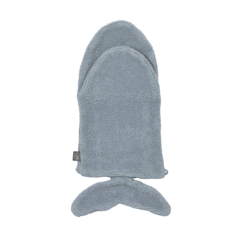 Lässig Spiel-Waschhandschuh GOTS, Wal Blau Kostenlose Rückgabe