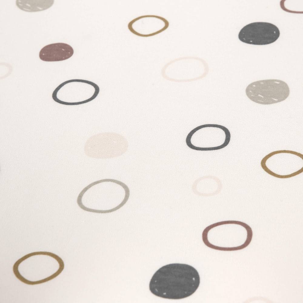 Lässig Babydecke - Bio Baumwolle, Circles Offwhite Fabrikladen