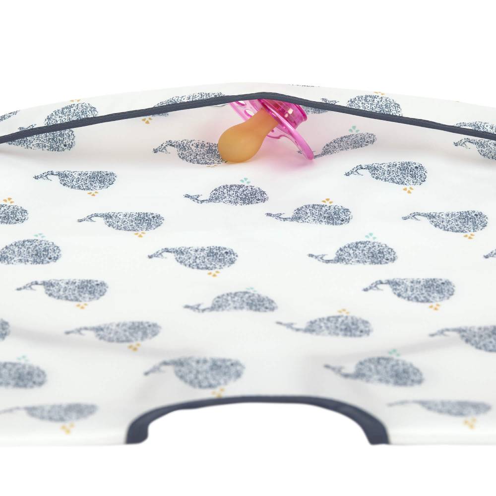 Lässig Ärmellätzchen - Bib Long Sleeve, Little Water Whale Begrenzt auf 3 Tage