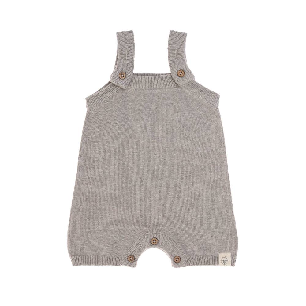 Lässig Baby Strampler - gestrickter Jumpsuit, Grau Online