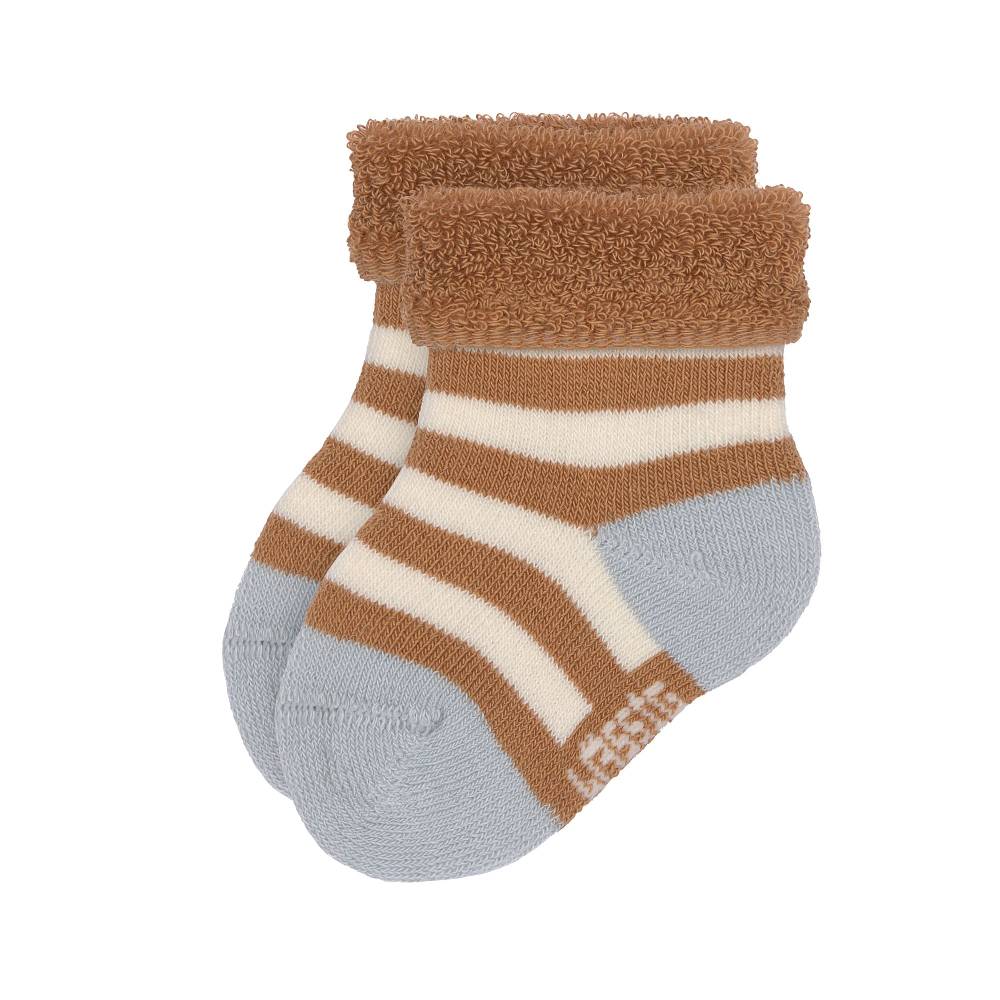 Lässig Frottee Socken Kinder (3er Set), Hellblau Karamell Schlussverkauf