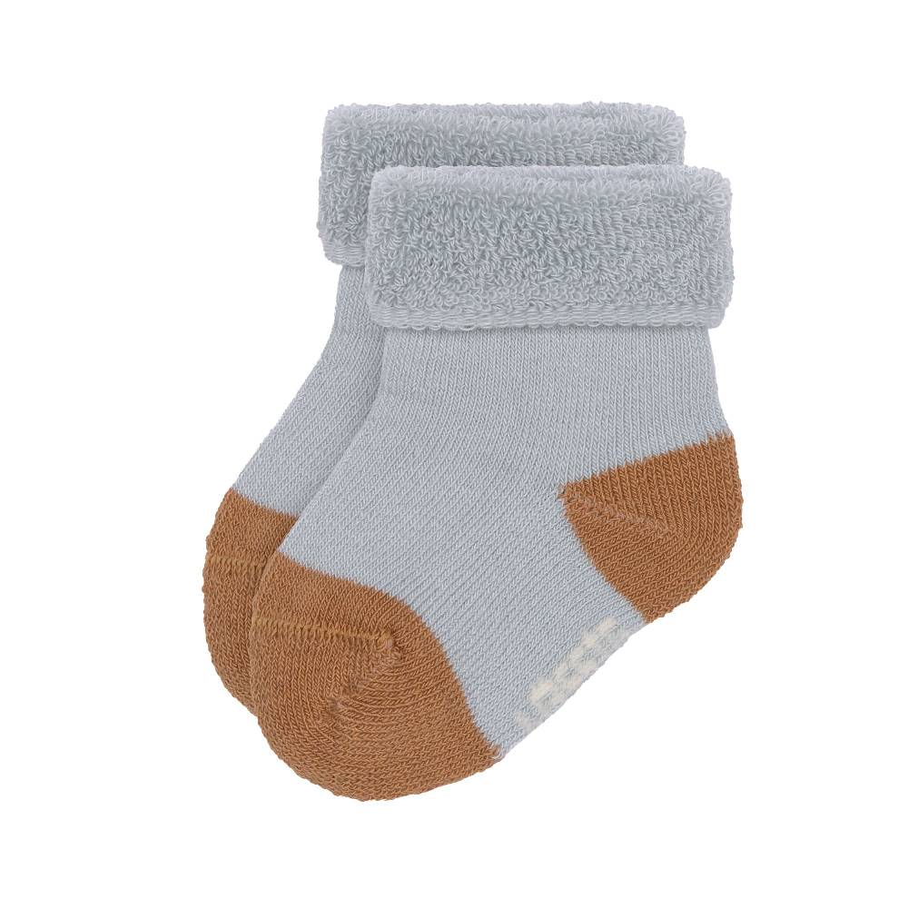 Lässig Frottee Socken Kinder (3er Set), Hellblau Karamell Schlussverkauf