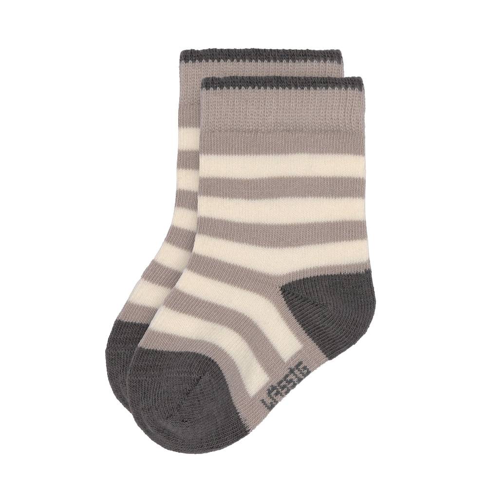 Lässig Kinder Socken 3er-Set, Anthrazit Taupe Fabrikverkauf