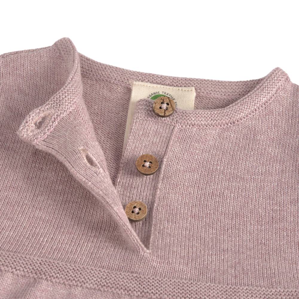 Lässig Babykleid - Strick Bio-Baumwolle, Rosa Meist gekauft