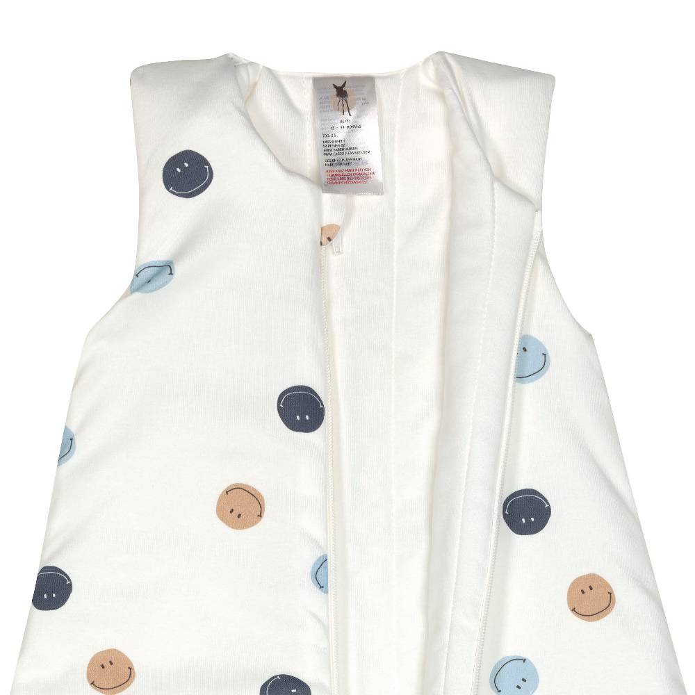 Lässig Kinder Schlafoverall 2,5 TOG - Smile, Milky Kostenloser Versand