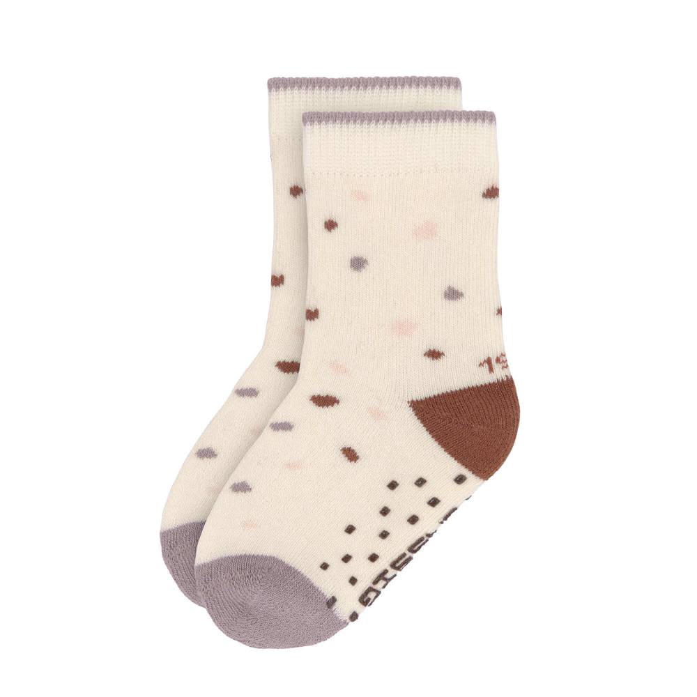 Lässig Kinder Antirutsch-Socken (2er-Set), Tiny Farmer Lila Limitierter Zeitrabatt