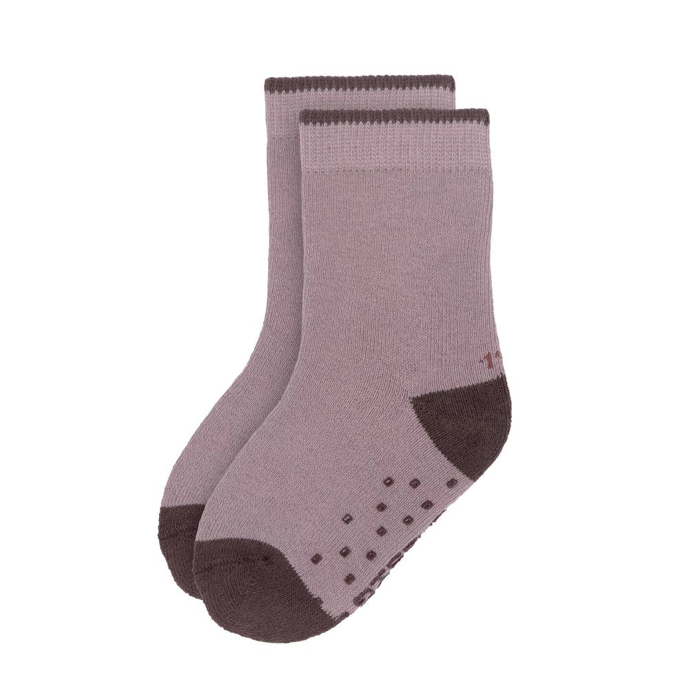 Lässig Kinder Antirutsch-Socken (2er-Set), Tiny Farmer Lila Limitierter Zeitrabatt