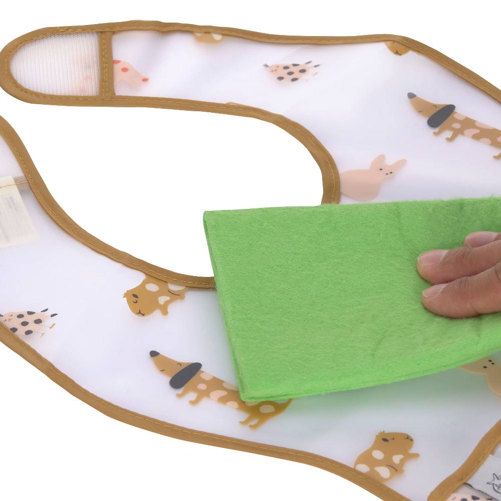 Lässig Lätzchen mit Auffangschutz (2 Stk) - Abwaschbar, Little Mateys Spicy Orange Fabrik Onlineshop