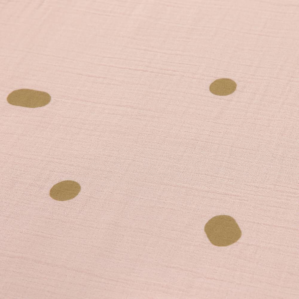 Lässig Babydecke - Bio Baumwolle, Powder Pink, Rosa Große Rabatte