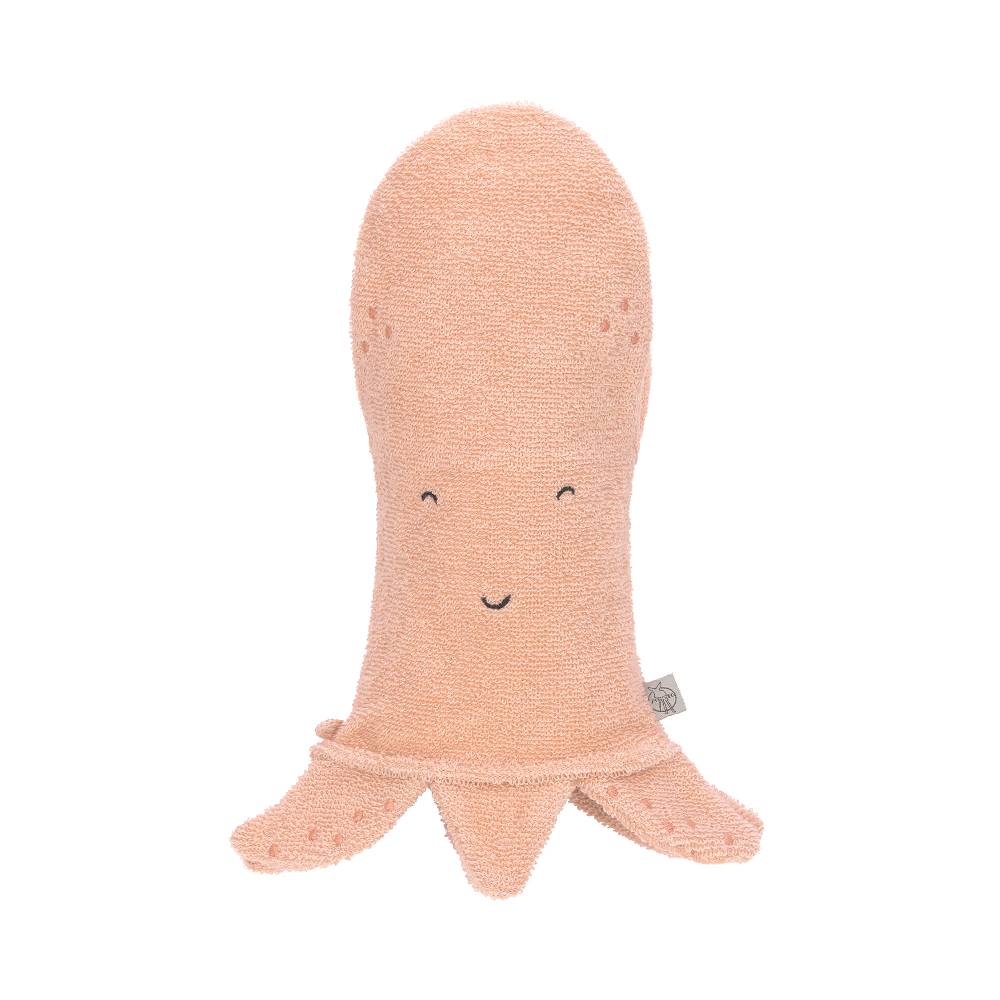 Lässig Spiel-Waschhandschuh GOTS, Oktopus Rosa
