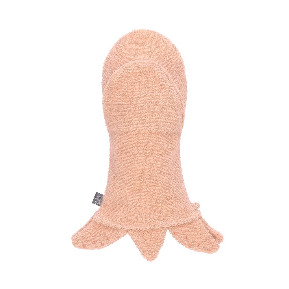 Lässig Spiel-Waschhandschuh GOTS, Oktopus Rosa Räumungsverkauf