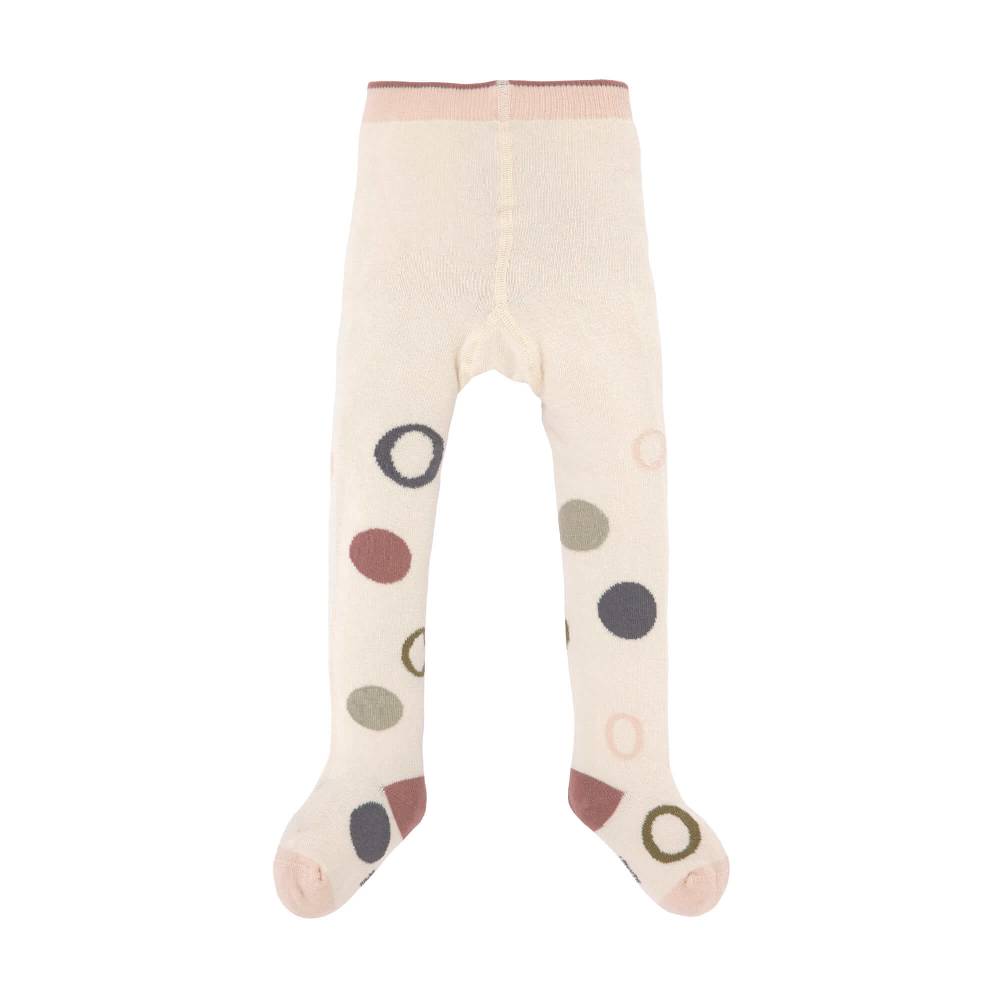 Lässig Strumpfhose GOTS - Tights, Circles offwhite Kauf eins, bekomm eins gratis