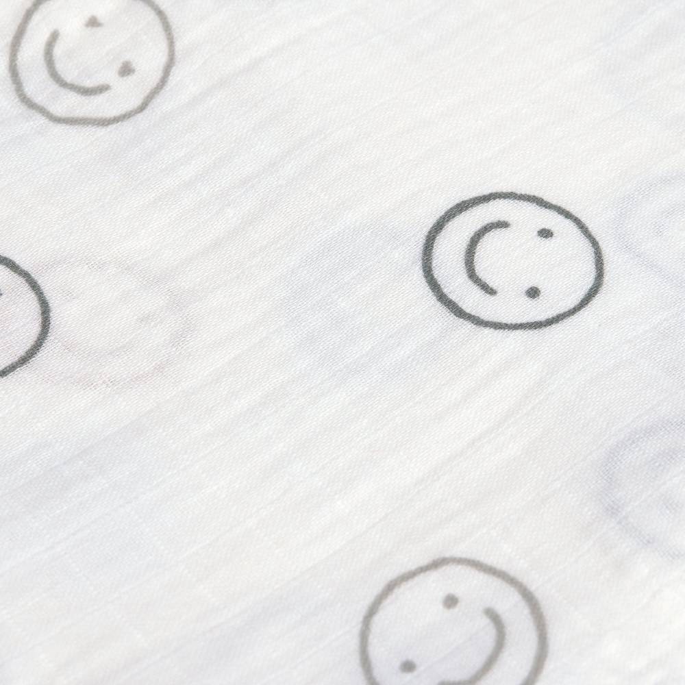 Lässig Mulltücher 3er Set 85 x 85 cm - Tiny Smile, Beige Sonderangebote