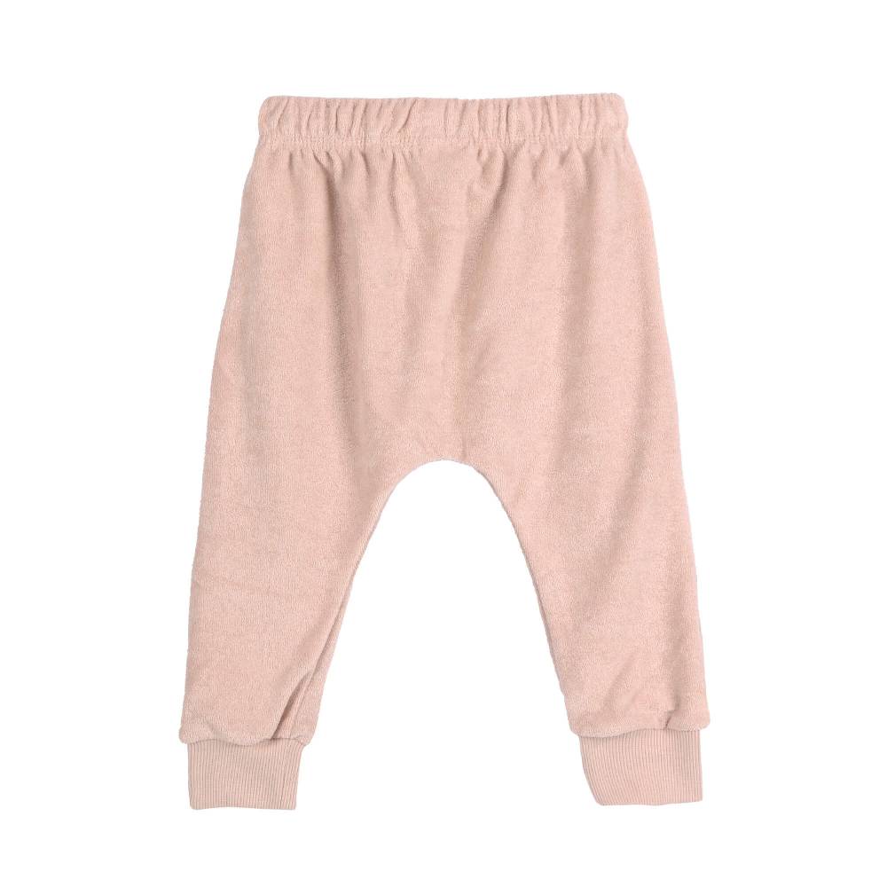 Lässig Frottee Hose Kinder - Powder Pink, Rosa Tiefpreis