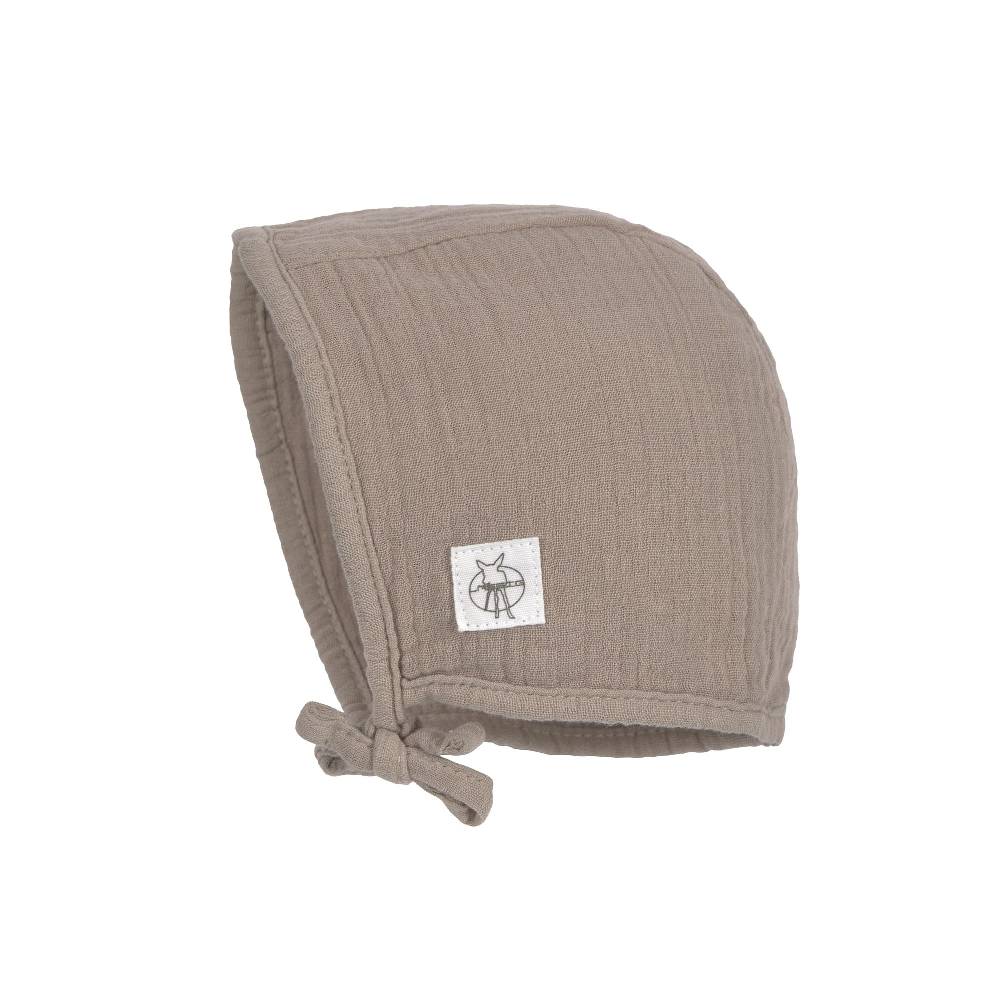 Lässig Erstlingsmütze - Bio Baumwolle, Taupe, Grau Letzter Tag