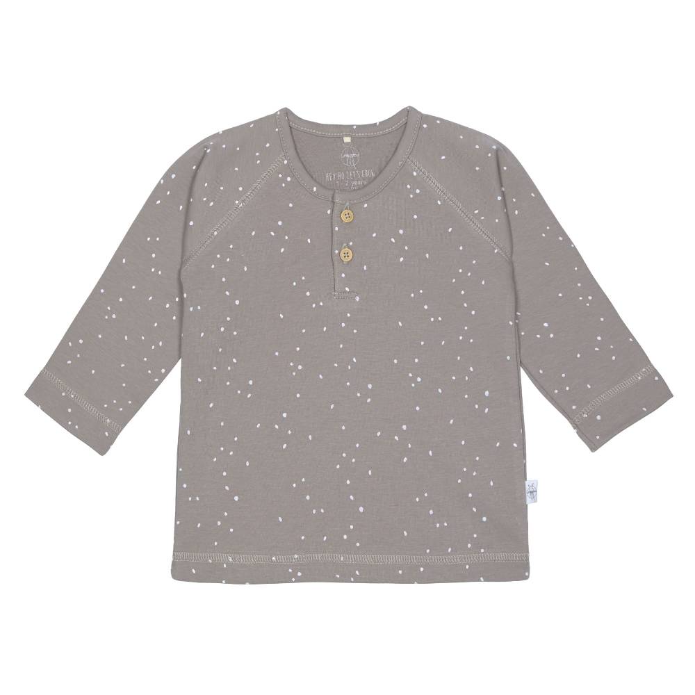 Lässig Baby Langarmshirts - Bio Baumwolle, Sprinkle Grau