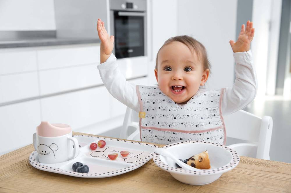 Lässig Lätzchen mit Auffangschutz - Bib EVA, Little Chums Mouse Nur für heute