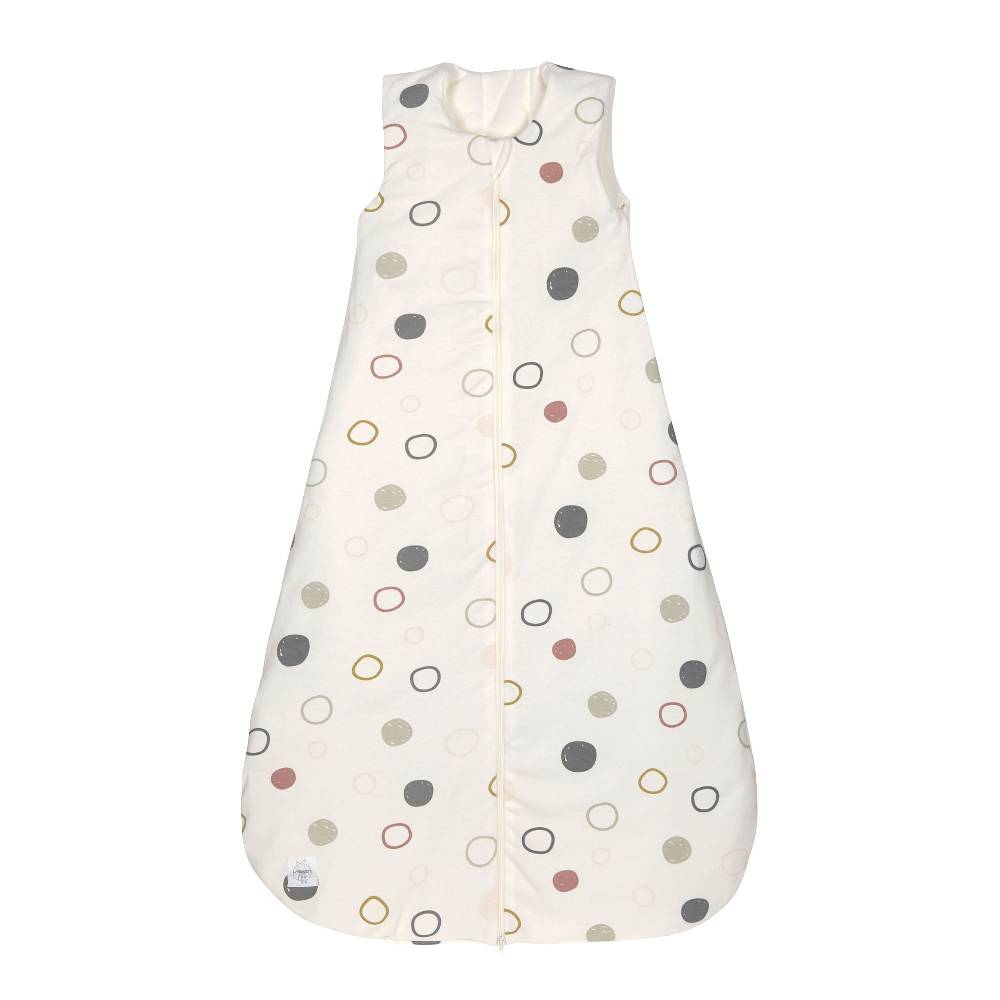 Lässig Babyschlafsack 2,5 TOG - Circles offwhite, Beige