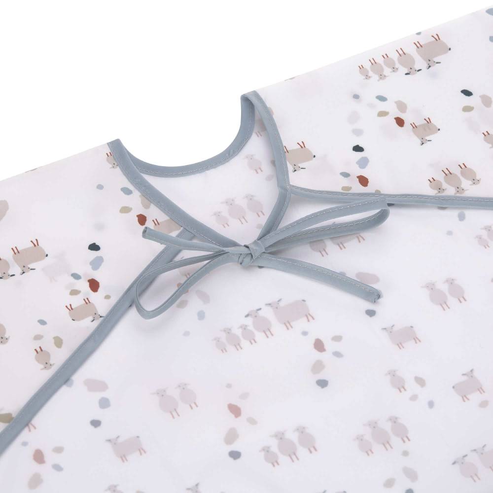 Lässig Ärmellätzchen (2 Stk) - Long Sleeve Bib, Tiny Farmer Schaf Super Rabatt
