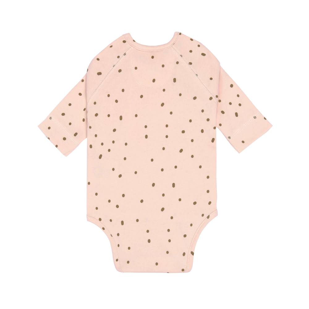 Lässig Baby Wickelbody langarm - Bio Baumwolle, Rosa 50% Rabatt mit kostenlosem Versand
