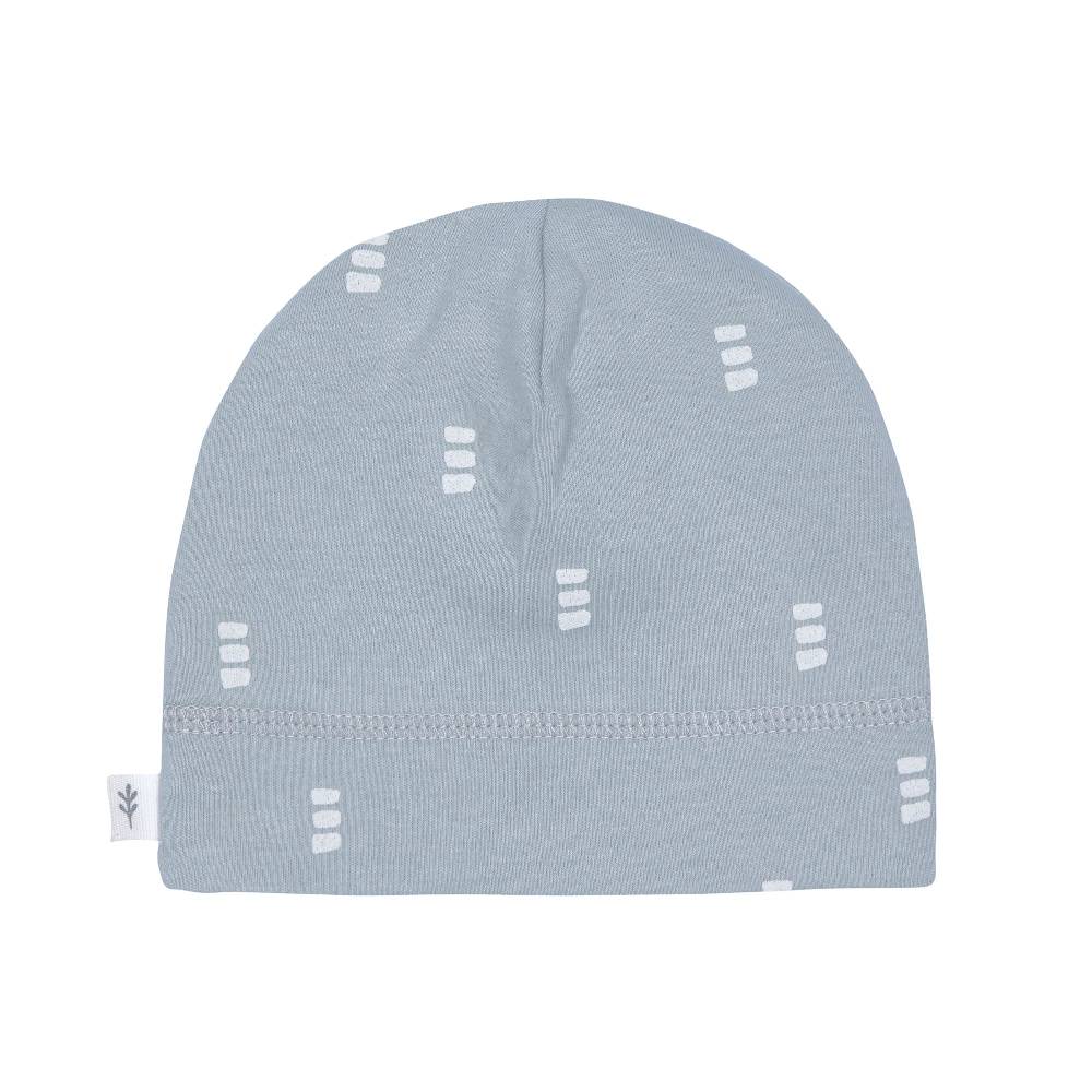 Lässig Beanie Baby - Bio Baumwolle, Blöcke, Blau 50% Rabatt für begrenzte Zeit
