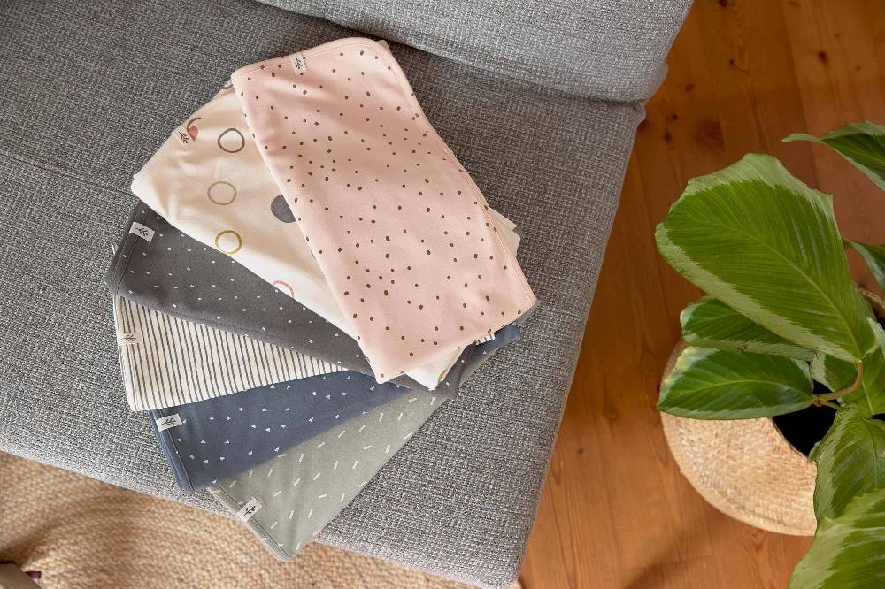 Lässig Babydecke - Bio Baumwolle, Powder Pink Outlet