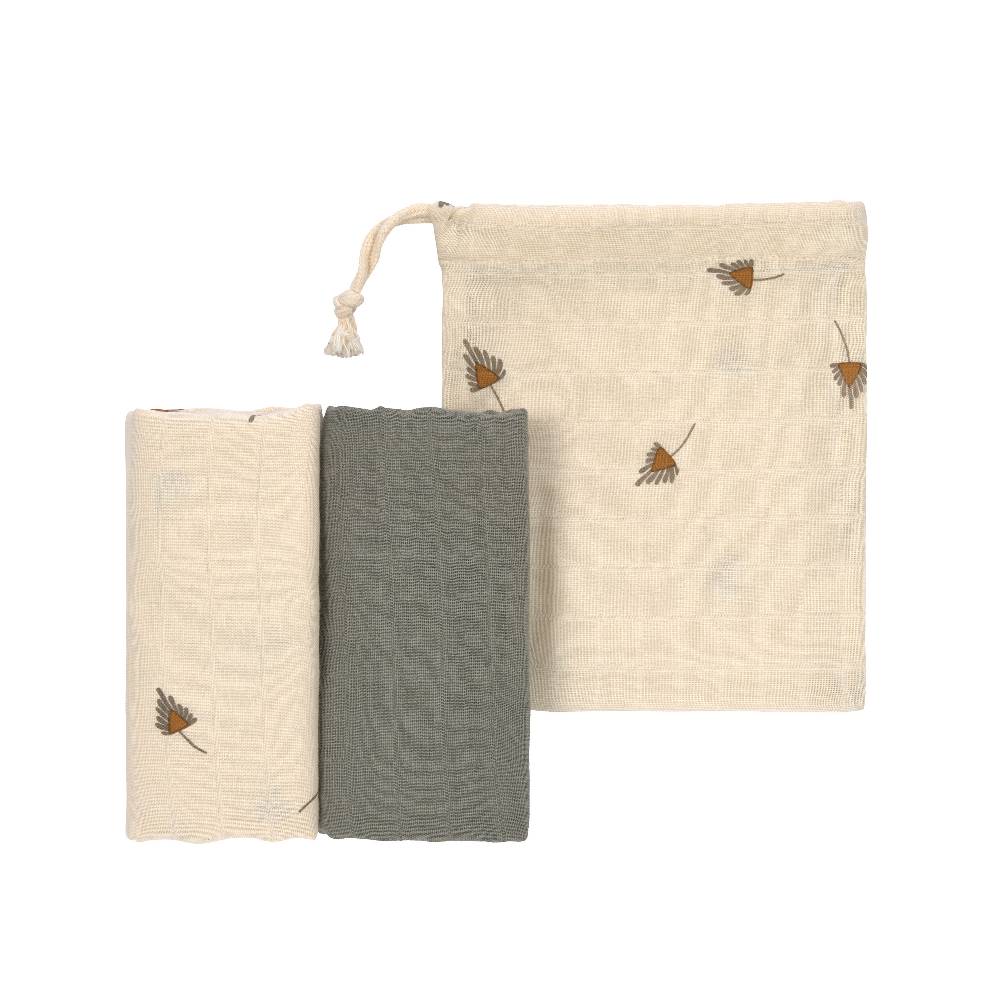 Lässig Mulltücher 2er Set M - Taupe, Grau Angebote