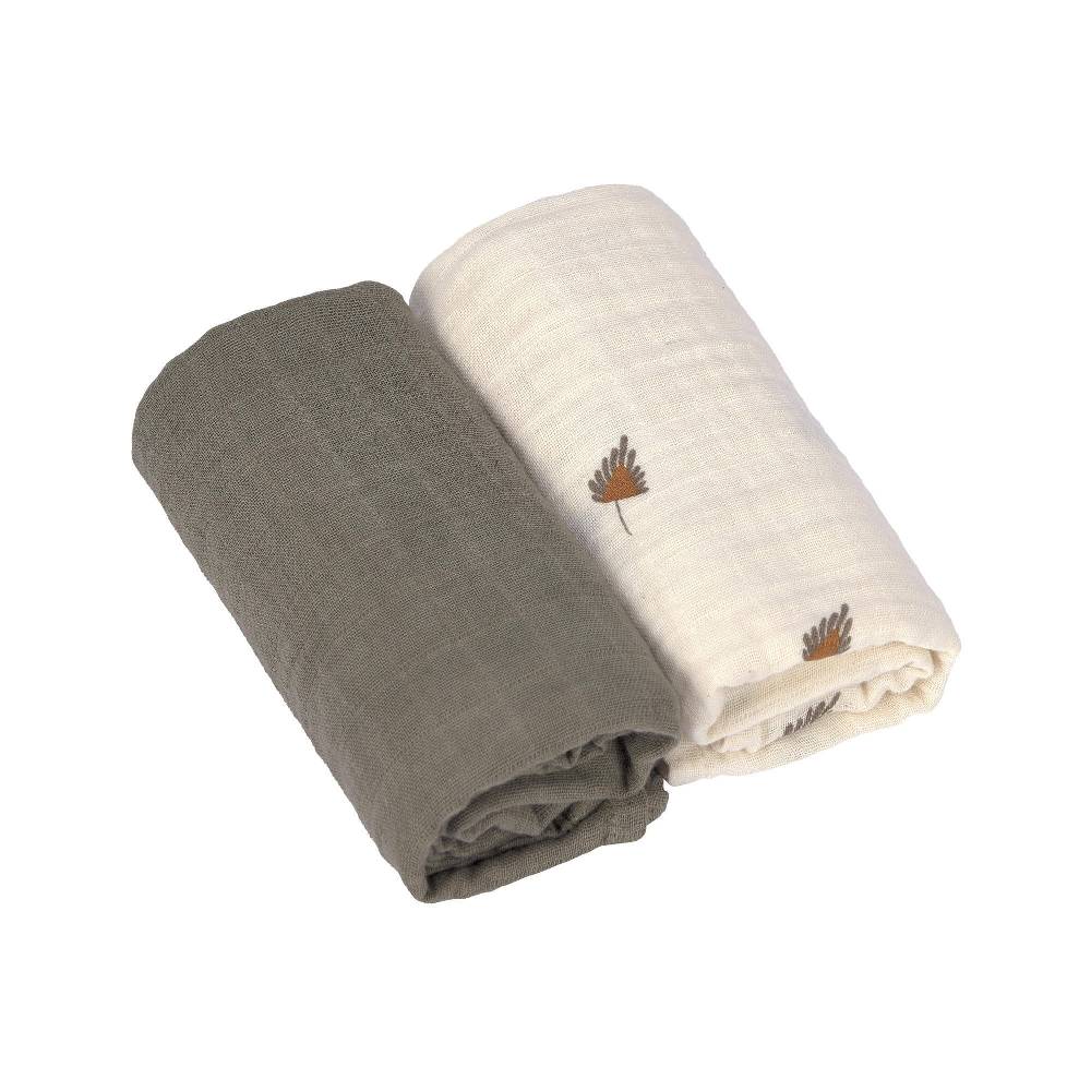 Lässig Mulltücher 2er Set M - Taupe, Grau Angebote