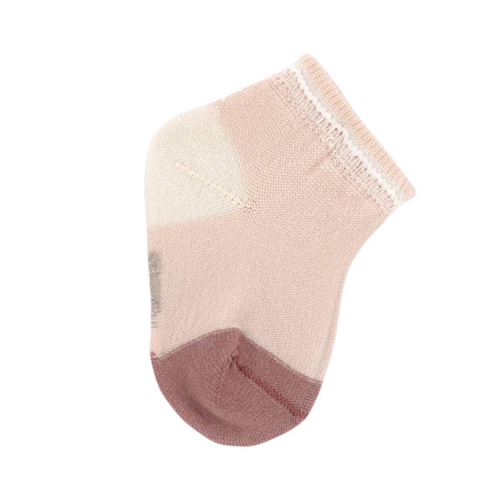 Lässig Kinder Sneaker Socken (3er-Set), Offwhite Schlussverkauf