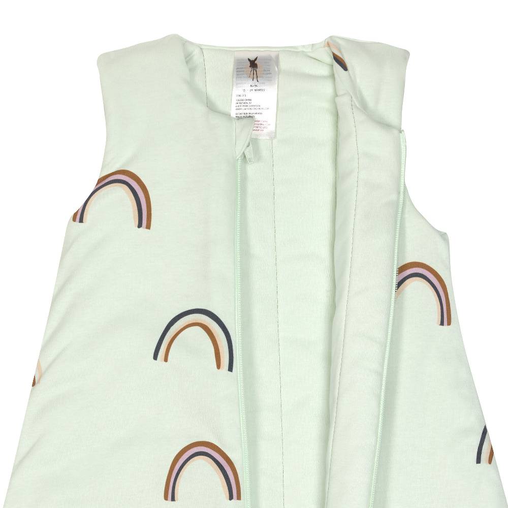 Lässig Babyschlafsack 2,5 TOG - Regenbogen, Mint Blitzverkäufe
