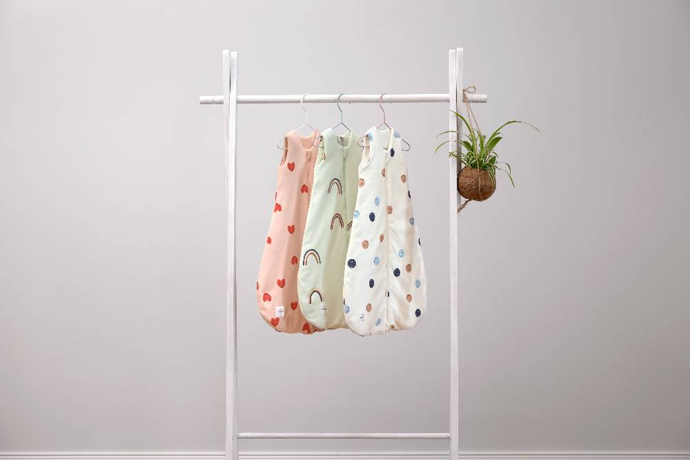 Lässig Babyschlafsack 2,5 TOG - Regenbogen, Mint Blitzverkäufe