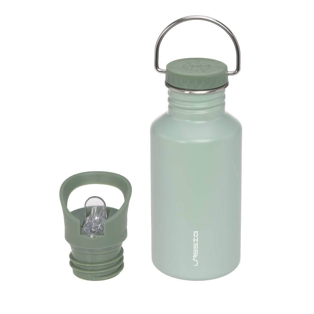 Lässig Edelstahl Kinder Trinkflasche - Unique, Grün