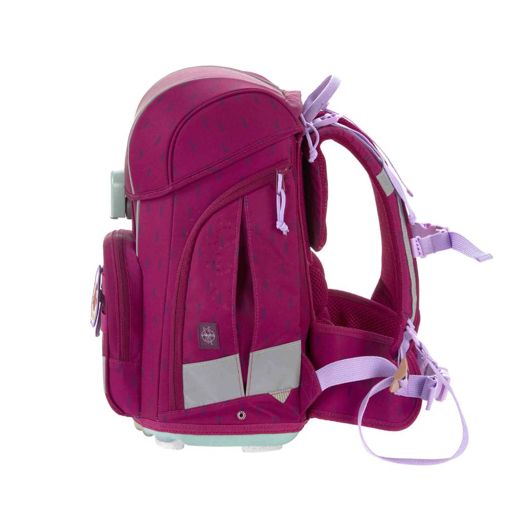 Lässig Schulranzen Set 7-teilig, Boxy Unique Speckles Berry Saisonschlussverkauf