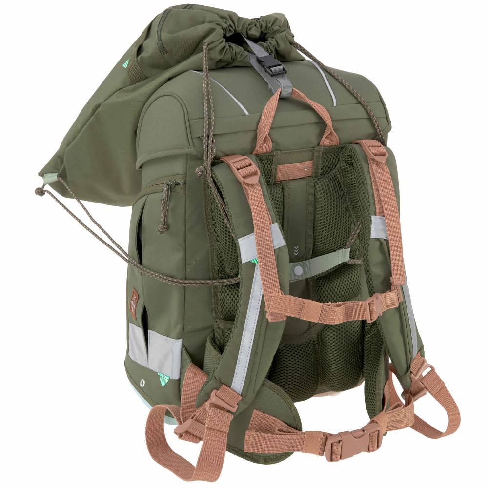 Lässig Schulranzen Set 7-teilig, Boxy Unique Olive Cyber Monday