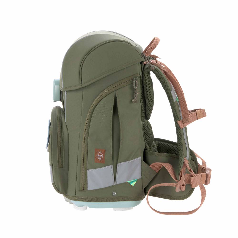 Lässig Schulranzen Set 7-teilig, Boxy Unique Olive Cyber Monday