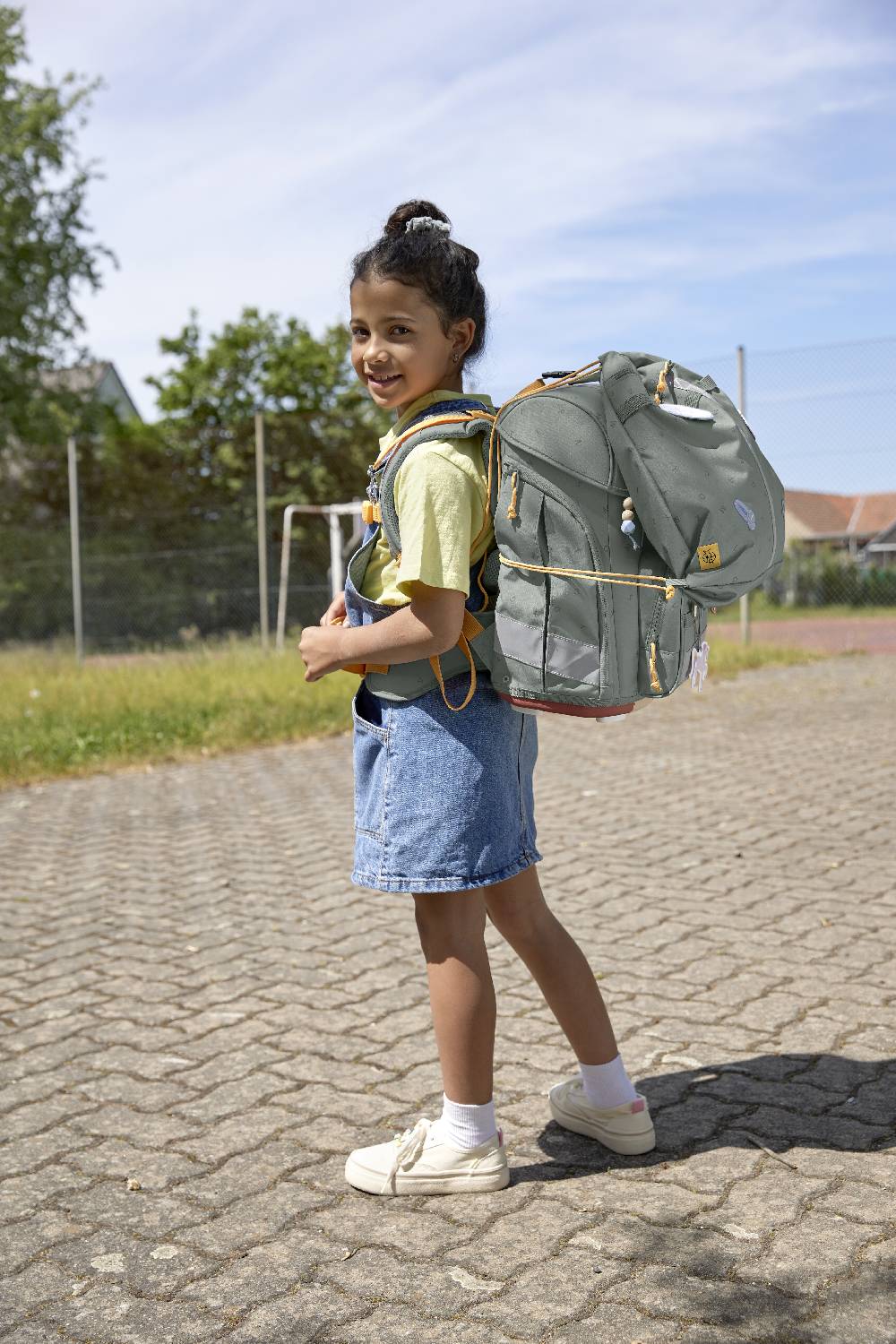 Lässig Schulranzen Set 7-teilig, Boxy Unique Letters Green Vatertagsangebot