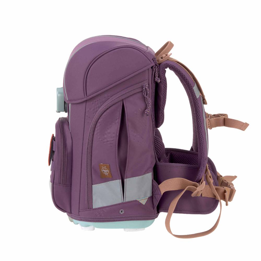 Lässig Schulranzen Set 7-teilig, Boxy Unique Purple Vierteljährliche Förderung